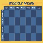 10 Best Printable Blank Menu For Daycares – Printablee Throughout Daycare Menu Template