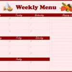 10 Best Sample Daycare Menus Printable – Printablee Regarding Daycare Menu Template