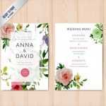 10+ Wedding Menu Templates Free Download Regarding Wedding Menu Templates Free Download