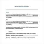 14+ Basic Contract Templates – Samples, Examples & Format | Sample Within How To Make A Business Contract Template