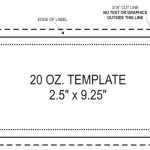 2 Liter Soda Bottle Label Template For Drink Bottle Label Template