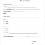 35+ Doctors Note Templates – Word, Pdf, Apple Pages, Google Docs | Free For Hospital Note For Work Template
