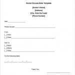 35+ Doctors Note Templates – Word, Pdf, Apple Pages, Google Docs | Free Within Hospital Note For Work Template
