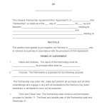 40+ Free Partnership Agreement Templates (Business, General) Inside Small Business Agreement Template