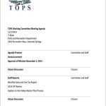 41+ Meeting Agenda Templates | Free & Premium Templates Pertaining To Monthly Meeting Schedule Template