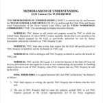 41+ Memorandum Of Understanding Templates – Pdf, Google Docs | Free For Memorandum Of Agreement Between Two Companies