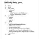 46 Meeting Agenda Templates | Free & Premium Templates For Simple Agenda Template