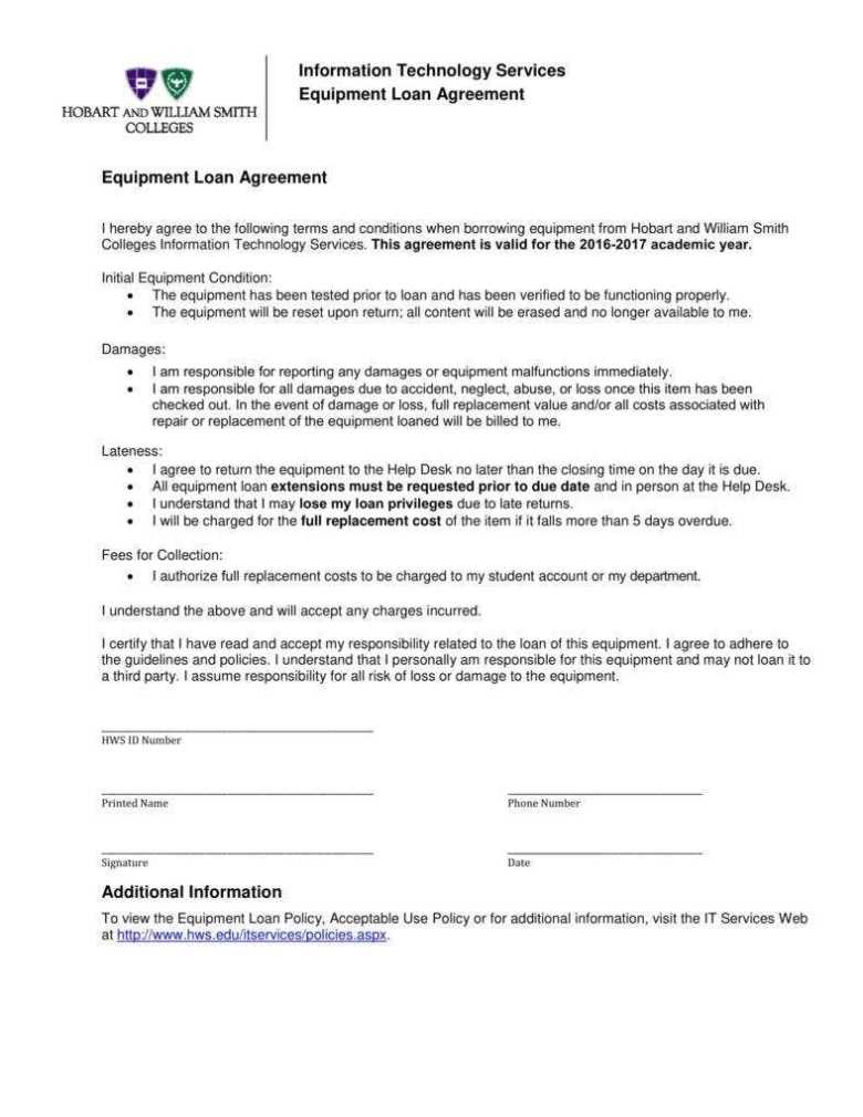 6+ Equipment Loan Agreement Templates - Pdf, Word | Free & Premium Inside Long Term Loan Agreement Template