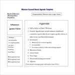 6+ Meeting Outline Templates – Doc, Pdf | Free & Premium Templates Intended For Consent Agenda Template