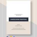 7+ Landscaping Proposal Examples In Pdf | Google Docs | Pages | Ms Word pertaining to Landscape Proposal Template