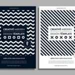 Adobe Illustrator Flyer Template With Black & White Graphic Patterns With Regard To Adobe Illustrator Flyer Template