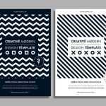 Adobe Illustrator Flyer Template With Black & White Graphic Patterns Within Adobe Illustrator Flyer Template