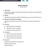 Agenda Templates | Free Word Templates With Blank Meeting Agenda Template