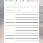 Agile Scrum Meeting Note Template Pdfs Agile Printable | Etsy Pertaining To Scrum Meeting Template