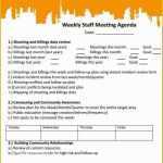 Amazing One On One Staff Meeting Agenda Template – Launcheffecthouston Regarding One On One Meeting Agenda Template