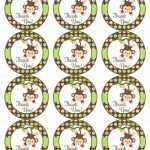 Baby Shower Printable 2.5 Inch Round Labels Favor Tags For Baby Shower Label Template For Favors