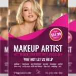 Beauty Makeup Idea: Advertising Makeup Artist Flyer Intended For Makeup Artist Flyers Templates