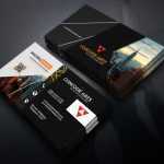 Black Colour Business Cards Vol 83 – Professional Business Card Templates With Regard To Business Card Template Photoshop Cs6