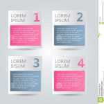 Business Infographics Tabs Template For Presentation, Education, Web With Flyer With Tabs Template