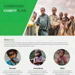 Charity Fundraising Flyer Print Design Template In Psd, Word, Publisher With Template For Fundraiser Flyer