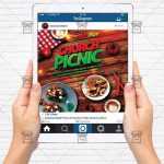 Church Picnic 2 – Premium Flyer Template + Instagram Size Flyer Within Church Picnic Flyer Templates