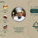 Classic Cafe Menu Tri Fold Design Template In Psd, Word, Publisher For Tri Fold Menu Template Photoshop
