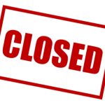 Closed Sign Stock Graphic | Elliott Bay Marina In Business Closed Sign Template