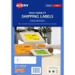 Cos Avery Hi Visibility Labels 16 Per Sheet For Labels 16 Per Page Template