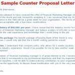 Counter Offer Letter Template Business Inside Counter Offer Letter Template