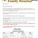 Designdnagame: Family Reunion Cruise Letter Throughout Family Reunion Letter Template