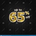 Discount Up To 65 Off Label Price Gold Vector Template Design Throughout 65 Label Template