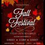 Fall Event Templates Free Intended For Free Printable Event Flyer Templates