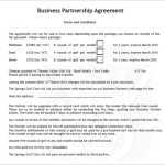 Free 10+ Sample Business Partnership Agreement Templates In Google Docs Within Small Business Agreement Template