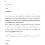 Free 10+ Teacher Resignation Letter Templates In Ms Word | Apple Pages For Letter To Parents Template From Teachers