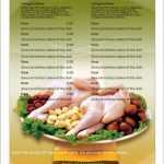 Free 18+ Great Printable Food Menu Templates In Pdf | Psd | Ms Word | Eps For Free Printable Restaurant Menu Templates