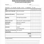 Free 7+ Sample Oral Presentation Evaluation Forms In Pdf | Ms Word Within Presentation Evaluation Template