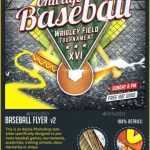 Free Baseball Tournament Flyer Template Of Baseball Fundraiser Flyer For Baseball Fundraiser Flyer Template