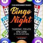 Free Bingo Night Flyer Template Of Bingo Night Flyer Template For Bingo Night Flyer Template