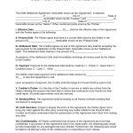 Free Debt Settlement Agreement Template – Sample – Word | Pdf – Eforms Regarding Credit Purchase Agreement Template