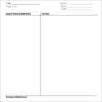 Free Printable Note Taking Templates / 30 Best Note Taking Templates For Best Note Taking Template