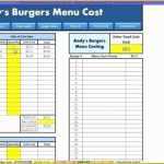 Free Recipe Costing Template Of Restaurant Spreadsheet Household Pertaining To Restaurant Menu Costing Template