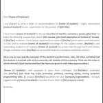 Free Recommendation Letter Template | Free Word Templates With Regard To Template For Referral Letter