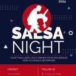 Free Salsa Flyer Template In Adobe Photoshop, Microsoft Word, Microsoft With Dance Flyer Template Word