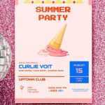 Free Summer Party Flyer Template In Google Docs Throughout Google Docs Flyer Template