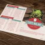 Half Fold Food & Drink Menu By Erseldondar | Graphicriver In Half Fold Menu Template