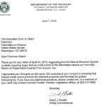 Irs Refuses To Make Commitment Requiring Fcus To File Tax Returns Intended For Irs Response Letter Template