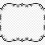 Label Png Free Download – Black And White Label Frame Clipart (#3718081 Intended For Black And White Label Templates