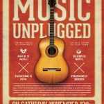 Live Concert Flyer Template V13 – Party Flyers For Photoshop Pertaining To Concert Flyer Template Free
