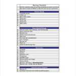 Moving Checklist Template – 20+ Word, Excel, Pdf Documents Download Inside Moving Company Business Plan Template