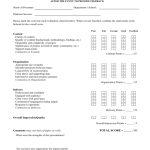 Presentation Evaluation Template For Presentation Evaluation Template